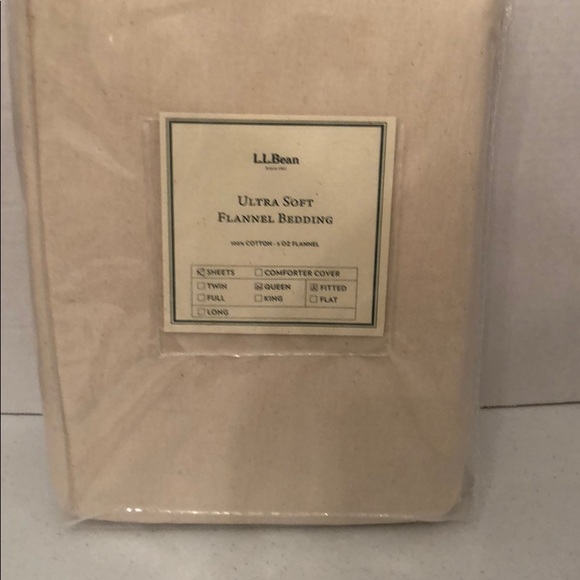 L.L. Bean Other - LL Bean flannel fitted sheet new in package